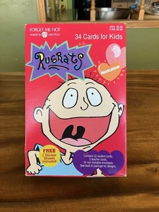 Vintage Rugrats Nickelodeon American Greetings 34 Valentines 1996 New / Sealed - Imagen 1 de 13