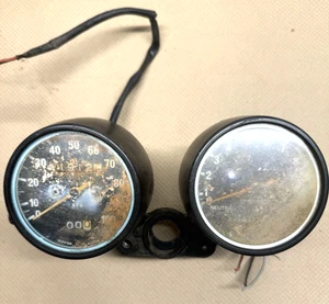 Kawasaki F9 350 Bighorn Gauges Meters Instruments Speedo Tach For PARTS/REPAIR - Picture 1 of 11