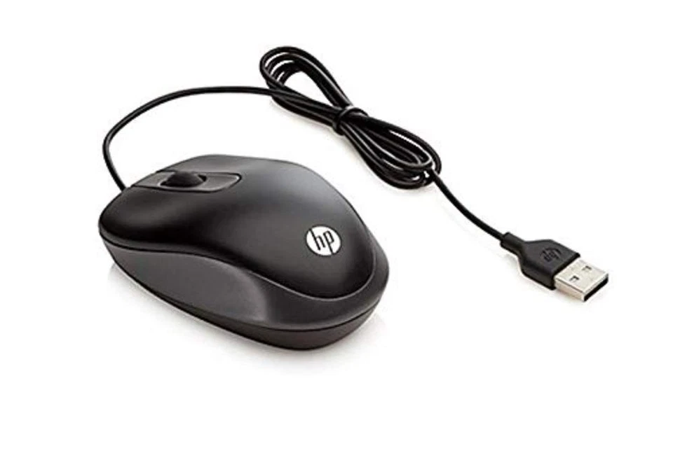HP USB Travel Mouse - mice (USB, Travel, Pressed buttons, Wheel, Optic - Image 1 of 1