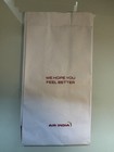 AIR SICKNESS BAG / BARF BAG / KOTZTÜTE :  AIR INDIA