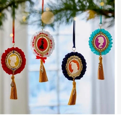 DISNEY 4 PIECE SPINNING ORNAMENT SET *NIB* - Image 1 of 4