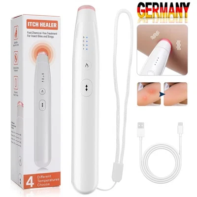 Insektenstichheiler 10 Sek. Mückenstich Wiederaufladbar Hitzestift Insektenstift - Bild 1 von 4