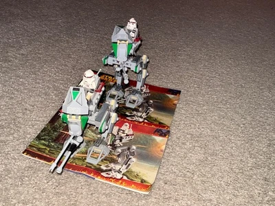 LEGO STAR WARS 7250 Clon Scout Walker Suelto Lote de 2 ¡100% Completo con manuales! Foto 1 de 2
