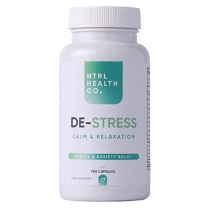 De-Stress Supplement | 60 Capsules | Naturally Reduce Stress & Anxiety - Picture 1 of 5