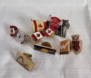 Vintage pin badge lot. Lots of 11. - Bild 1 von 8