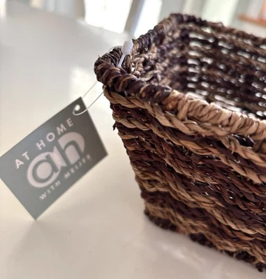 Wicker Bread Basket Holidays Office Crafts Sturdy and NEW with Tags!! No Liner - Image 1 of 4