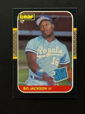 Donruss Leaf 1987 - clasificación de novato Bo Jackson #35 (RC) Foto 1 de 2