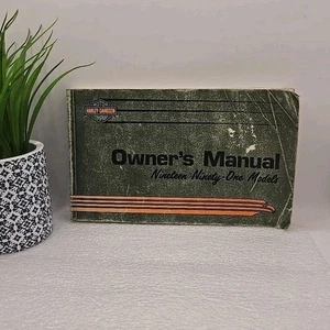 Vintage 1990-91 Harley-Davidson OWNERS MANUAL BOOK - Used - Picture 1 of 16
