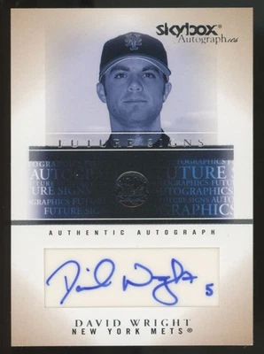 2005 Skybox Autographics David Wright Auto /25 #FSA-DW - Image 1 of 2