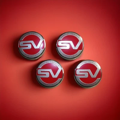 Центральные колпаки ступицы колеса SV для Land Rover Range Rover Special Vehicle Operations — 4 шт. - Изображение 1 из 3