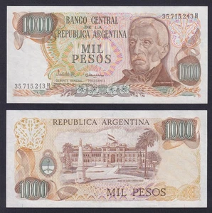 Banconota Argentina 1000 pesos (1976-1983) P-304d FDS/UNC - Imagen 1 de 2