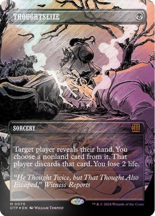 Thoughtseize (Textured Foil) -Foil Near Mint MTG - Image 1 of 1