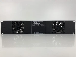 Middle Atlantic UQFP-2 Ultra Quiet Two-Fan Panel 2U - Black - Afbeelding 1 van 4