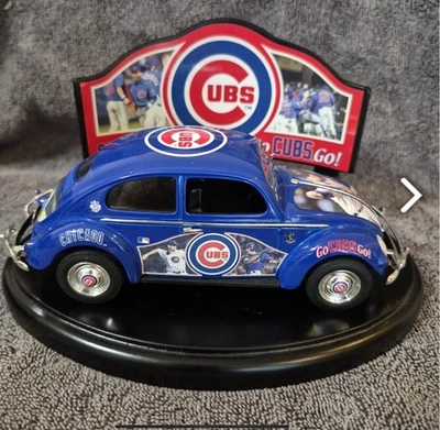 Chicago Cubs RARE Blue VW die-cast Sammy Sosa Kerry Wood Sign MLB - Image 1 of 4