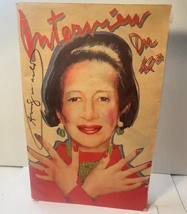IINTERVIEW Magazine Dianna Vreeland Hand-Signed by Andy Warhol Vol X #12 1980 - Picture 1 of 13