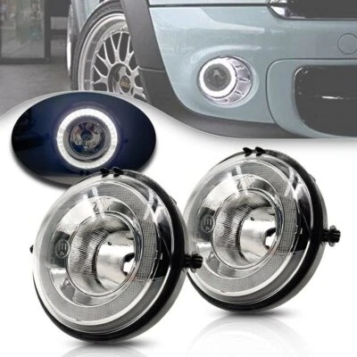 For Mini Cooper R55 R56 R57 R58 R59 R60 LED DRL Fog Lights Daytime Running Lamps - Image 1 of 4