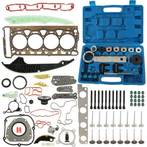 For Audi VW 2008-2015 Head Gasket Set Timing Chain Tool Kit Valves TSI TFSI 2.0T - Picture 1 of 11