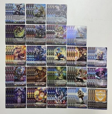 CARDFIGHT VANGUARD DZ-BT07 DRAGON EMPIRE PLAYSET BAVSARGRA AKSAYYA QAWSQOZAH - Image 1 of 4