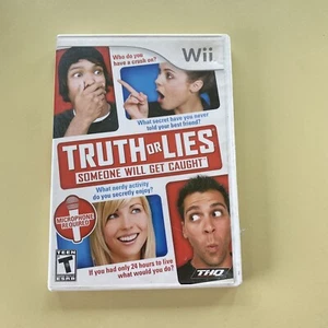 Wii Truth or Lies Videospiel - Bild 1 von 2