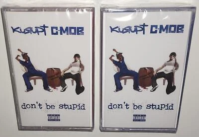 KURUPT & C-MOB DON'T BE STUPID (2022) RED & BLUE CASSETTE BUNDLE GOTTI MOB - Image 1 of 3