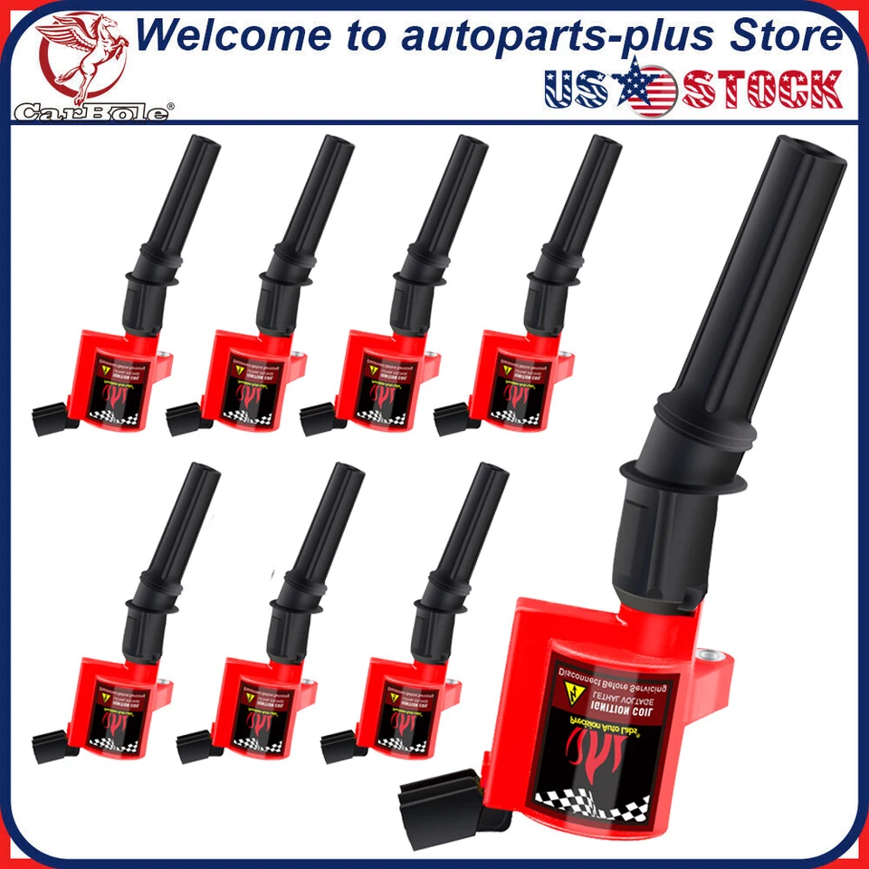 For Ford E-350 Super Duty XL Van 3-Door 5.4L Ignition Coil Packs Set of 8 DG508 - Image 1 of 4