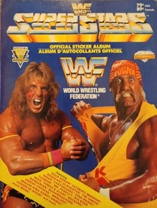Diamond WWF SuperStars 1991 Official Sticker Album Hulk Hogan Ultimate Warrior - Bild 1 von 18