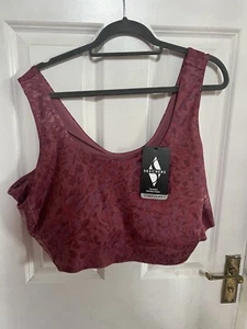 BNWT SKECHERS GoSculpt Leopard Print Longline Medium Impact Sports Bra Size 3XL - Picture 1 of 2