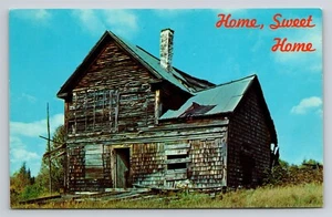 Home Sweet Home Run Down Abandonado Casa Vieja Humor Divertido De Colección Postal Sin Usar - Imagen 1 de 3