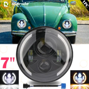 7" Inch LED Headlight&Hi-Low Beam DRL Headlamp For 1967-1979 VW Beetle - Picture 1 of 15