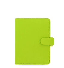 1x Filofax Pocket Size Saffiano Organiser Planner Diary Book Pear Leather 022527