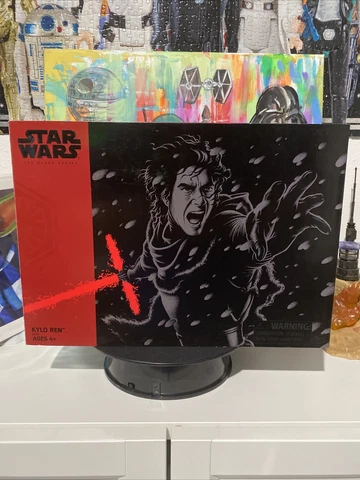 star wars black series 6 inch Kylo Ren SDCC 2016 Exclusive MIB Never Taken Out Cover