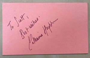 Katharine Houghton Autograph Signed Actress Kate Hepburn *Hollywood Posters* - Picture 1 of 2
