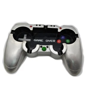 Gamer Ashtray Controller Nerd Gaming Console Rolling Resin Glossy Silver - Picture 1 of 2