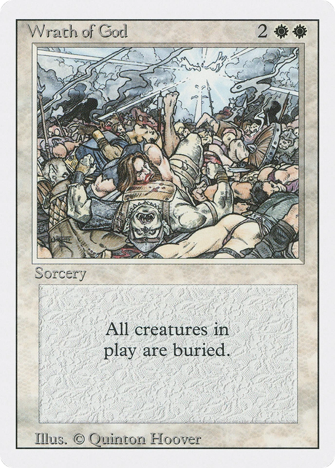 Wrath of God X (1) Revised - Excellent/Near Mint - MTG  4RCards - Image 1 of 1