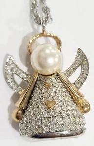 Xanadu Reloj Colgante Cuarzo Damas Oro Piedras Brillantes Japón Movt (Necesita Batería). - Imagen 1 de 5