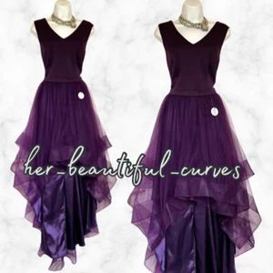 CHI CHI LONDON WEDDING OCCASION HI LOW EVEING PARTY DRESS SIZE 18 new with tags - Picture 1 of 11