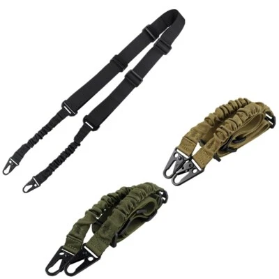 Tactical 2 Point Gun Sling Shoulder Strap Rifle Hunting Shotgun Belts Outdoor - Image 1 of 4