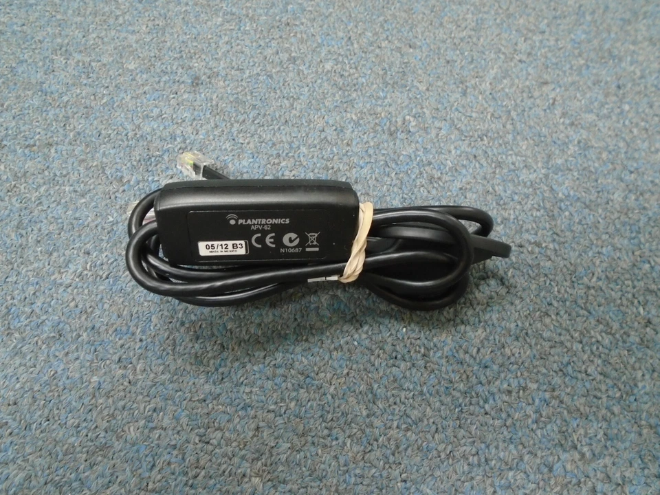 Plantronics CS500 Headsets APV-62 38734-01 Electronic Hook Switch Cable - Avaya - Image 1 of 1