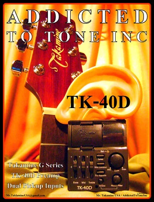 Preamplificador Takamine TK-40D DUAL Input Serie G NUEVO con GARANTÍA Distribuidor Autorizado Foto 1 de 4
