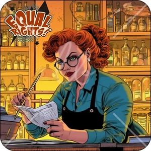 2 Lady Scientist Girl Power Vinyl Stickers - Picture 1 of 2