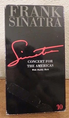 FRANK SINATRA ~ CONCERT FOR THE AMERICAS ~ VHS, 1990 ~ with BUDDY RICH ~ - Image 1 of 3