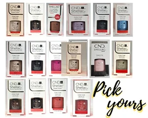 CND Shellac UV Gel Polish 7.3ml, Base Coat, Top Coat, Xpress 5 - Choose From ANY - Picture 1 of 87