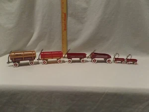 "RADIO FLYER"" PAQUETE DE 6 MINI Y PEQUEÑOS VAGONES ROJOS" - Imagen 1 de 8