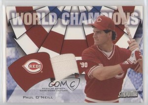 2002 Topps Stadium Club World Champions Relics Paul O'Neill #WC-PO