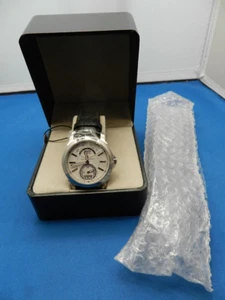 Cover,SWISS, 44mm Stainless Steel WHITE Dial Quartz Men Watch CO140-S2LBK - Picture 1 of 17