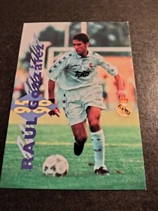 RAUL GONZÁLEZ # 160 ROOKIE REAL MADRID ORO 1902 - 1996 MAGIC BOX INTERNACIONAL  - Imagen 1 de 2