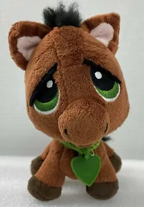 Rescue Pets My epets.com Brown HORSE 6.5" Plush Green Heart Tag #21D - Picture 1 of 6