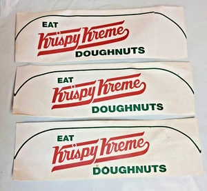 1950's Style Krispy Kreme Doughnuts Vintage Paper Hats (3) Slight Blemish - Picture 1 of 6