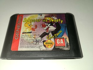 Sega Genesis Sylvester and Tweety in Cagey Capers (Sega Genesis, 1994)