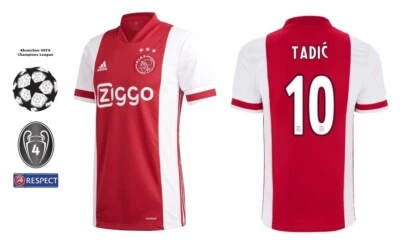 Trikot Adidas Ajax Amsterdam 2020-2021 Home UCL - Tadic 10 I Champions League  - Bild 1 von 3